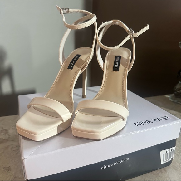 Nine West Shoes - Nine West Cream II Ankle Strap Heels US 6.5 “Zadie 3”